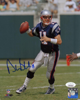 Drew Bledsoe Signed Patriots 8x10 Photo (JSA) at PristineAuction.com