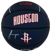 Jalen Green Signed Rockets Logo Basketball (Fanatics) at PristineAuction.com