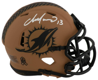 Dan Marino Signed Dolphins Salute to Service Alternate Speed Mini Helmet (Schwartz) at PristineAuction.com