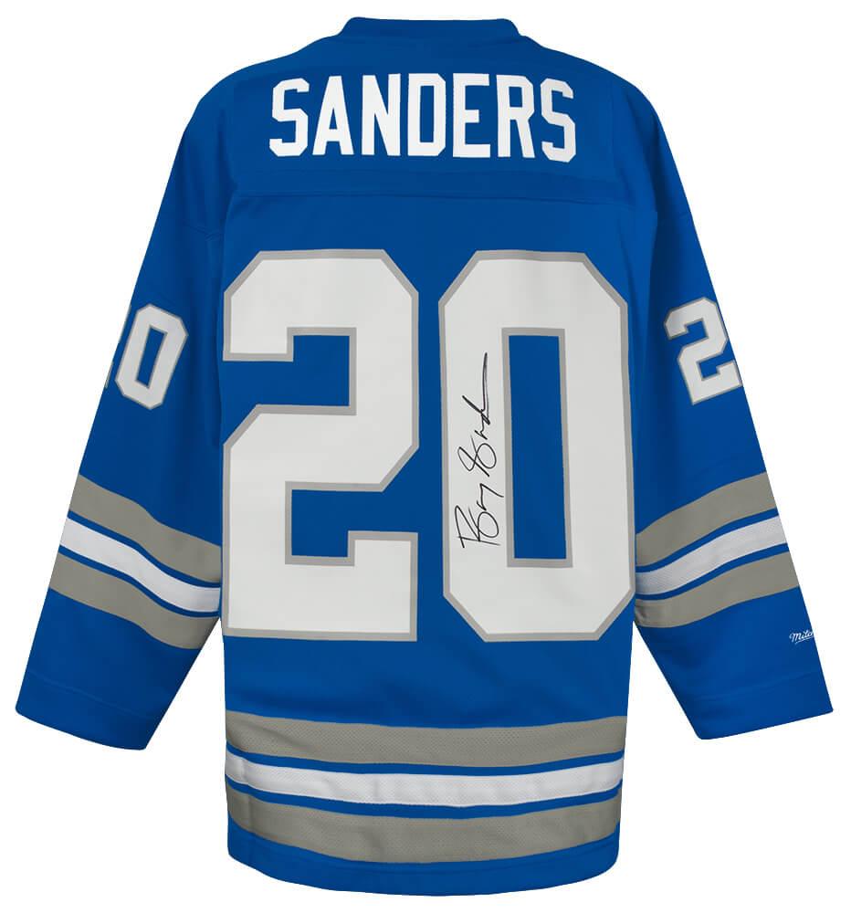 Barry Sanders Signed Lions Maxxed Out Fashion Mitchell & Ness Authentic Jersey (Schwartz) at PristineAuction.com Barry Sanders Signed Lions Maxxed Out Fashion Mitchell & Ness Authentic Jersey (Schwartz) at PristineAuction.com