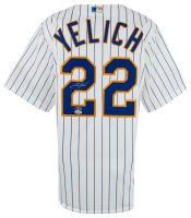 Christian Yelich Signed Brewers Majestic Authentic Jersey (JSA) at PristineAuction.com