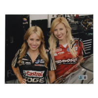 Brittany Force & Courtney Force Signed 8x10 Photo (Beckett) at PristineAuction.com