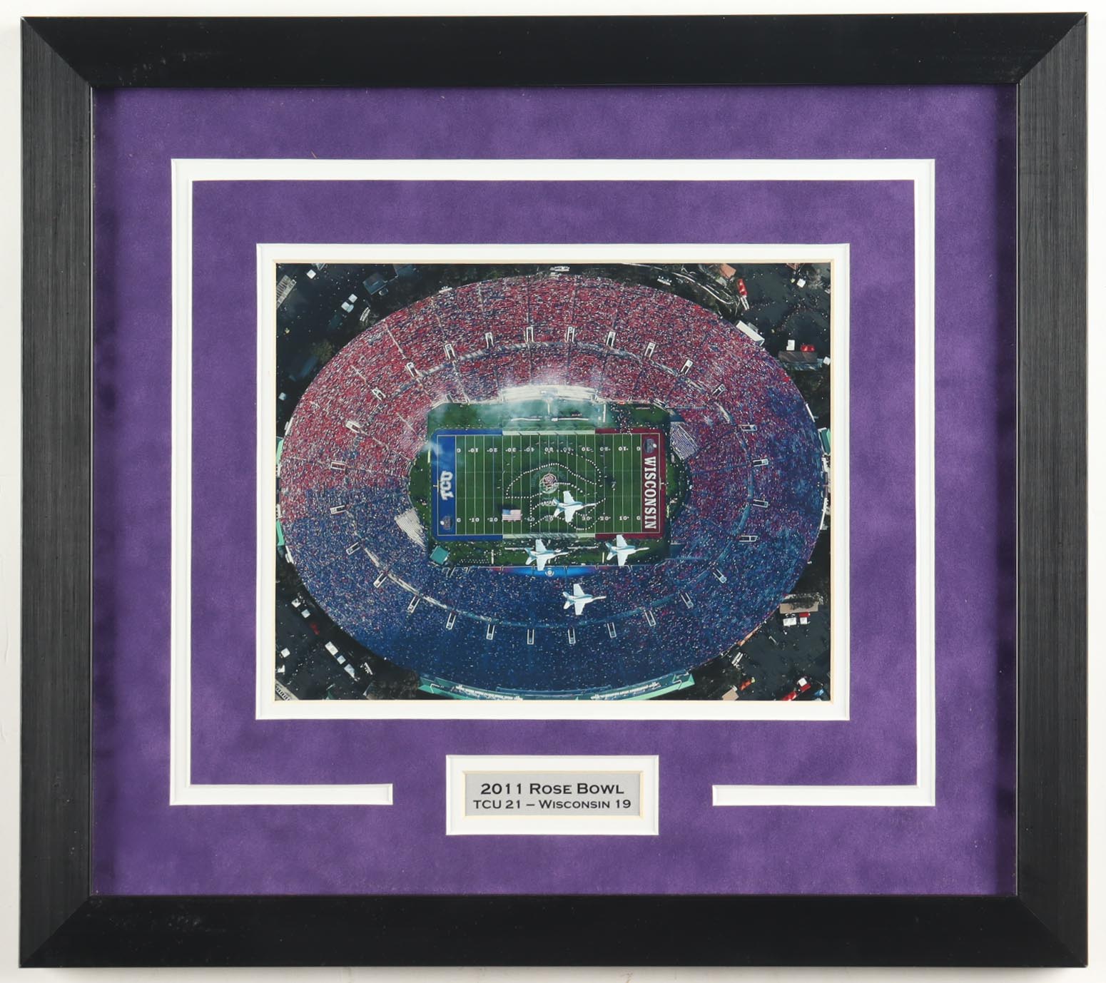 2010 Rose Bowl | Custom Framed Photo Display at PristineAuction.com 2010 Rose Bowl | Custom Framed Photo Display at PristineAuction.com