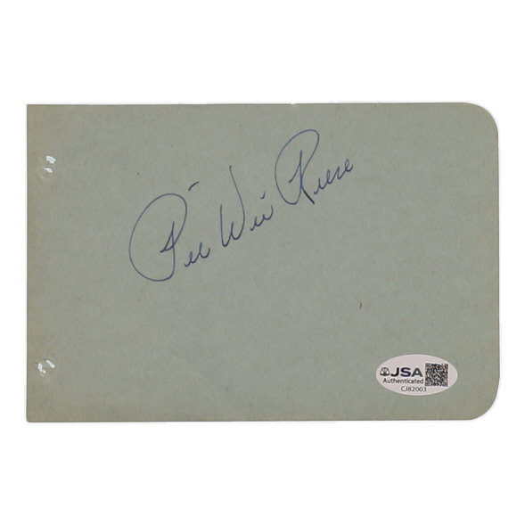 Pee Wee Reese Signed Cut (JSA) at PristineAuction.com Pee Wee Reese Signed Cut (JSA) at PristineAuction.com
