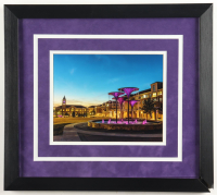 Texas Christian University "Frog Fountain" Custom Framed Photo at PristineAuction.com