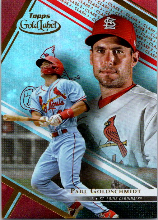 Paul Goldschmidt 2021 Topps Gold Label Class 3 Red #54 #17/25 at PristineAuction.com Paul Goldschmidt 2021 Topps Gold Label Class 3 Red #54 #17/25 at PristineAuction.com