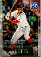 Mookie Betts 2019 Topps Update 150 Years of Baseball 150th Anniversary #15027 #052/150 at PristineAuction.com