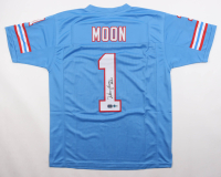 Warren Moon Signed Jersey Inscribed "HOF 06" (Beckett & Prova) at PristineAuction.com