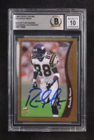Randy Moss Signed 1998 Topps Chrome Draft Picks #35 RC (BGS | Autograph Graded BGS 10) at PristineAuction.com