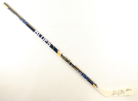 Adam Oates Signed Blues Logo Hockey Stick Inscribed "HOF 12" (Schwartz) at PristineAuction.com