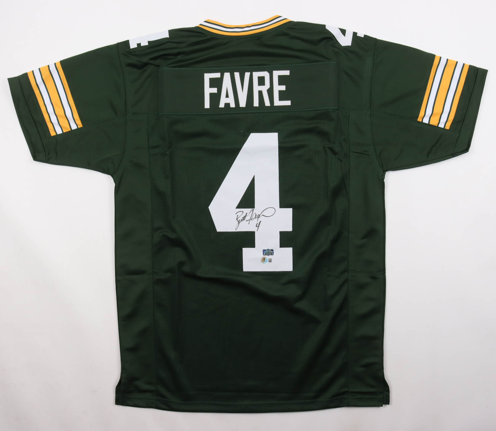 Brett Favre Signed Jersey (Beckett & Favre) at PristineAuction.com Brett Favre Signed Jersey (Beckett & Favre) at PristineAuction.com