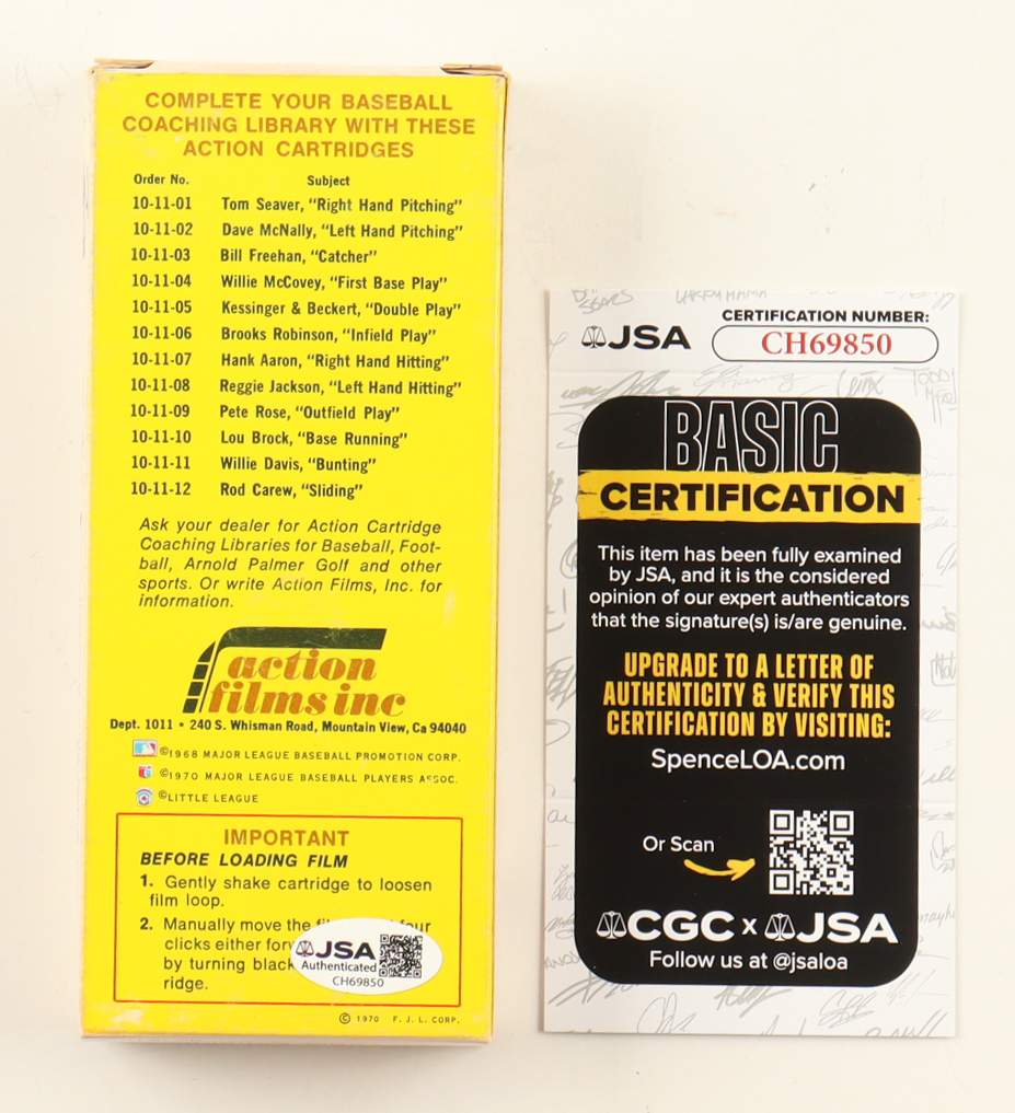 Lou Brock Signed "Base Running" Action Cartridge Packaging (JSA) at PristineAuction.com Lou Brock Signed "Base Running" Action Cartridge Packaging (JSA) at PristineAuction.com