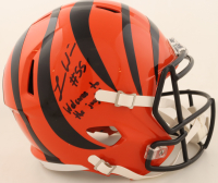 Logan Wilson Signed Bengals Full-Size Speed Helmet Inscribed "Welcome To The Jungle!" (Beckett) at PristineAuction.com