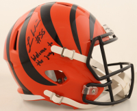 Logan Wilson Signed Bengals Full-Size Speed Helmet Inscribed "Welcome To The Jungle!" (Beckett) at PristineAuction.com