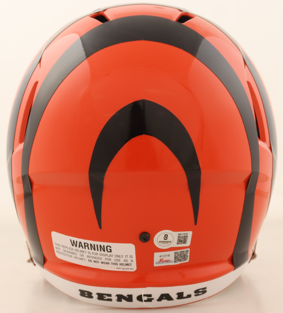 Trey Hendrickson Signed Bengals Full-Size Speed Helmet Inscribed "Welcome To The Jungle!" (Beckett) at PristineAuction.com Trey Hendrickson Signed Bengals Full-Size Speed Helmet Inscribed "Welcome To The Jungle!" (Beckett) at PristineAuction.com