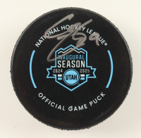 Clayton Keller Signed Utah Hockey Club Inaugural Season Hockey Puck (Fanatics) at PristineAuction.com