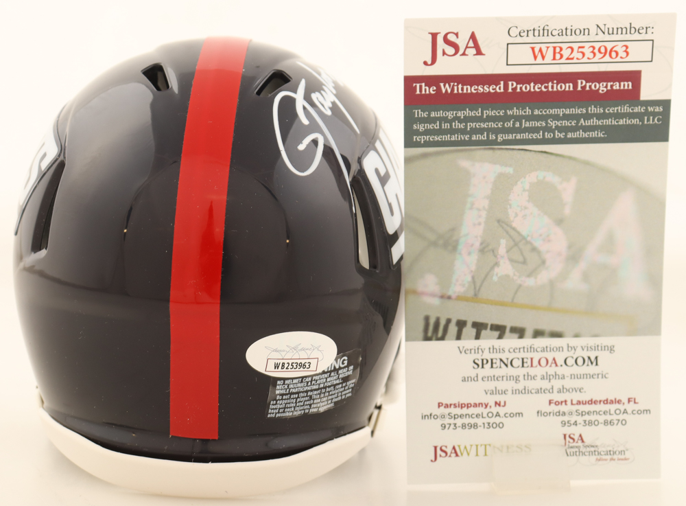 Lawrence Taylor Signed Giants Speed Mini Helmet (JSA) at PristineAuction.com Lawrence Taylor Signed Giants Speed Mini Helmet (JSA) at PristineAuction.com