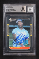 Bo Jackson Signed 1987 Donruss #35 RC (BGS | Autograph Graded BGS 10) at PristineAuction.com