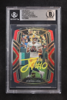 Jordan Love Signed 2020 Inscribed "#10" Panini Select Red Die Cut Prizm #247 RC (BGS) at PristineAuction.com