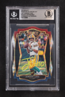 Jordan Love Signed 2020 Inscribed "#10" Panini Select Tri Color Die Cut Prizm #147 RC (BGS) at PristineAuction.com
