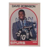 David Robinson Signed 1989-90 Hoops #138 SP RC (JSA) at PristineAuction.com