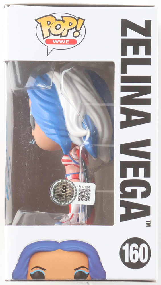 Zelina Vega Signed "WWE" #160 Funko Pop! Vinyl Figure (Beckett) at PristineAuction.com Zelina Vega Signed "WWE" #160 Funko Pop! Vinyl Figure (Beckett) at PristineAuction.com