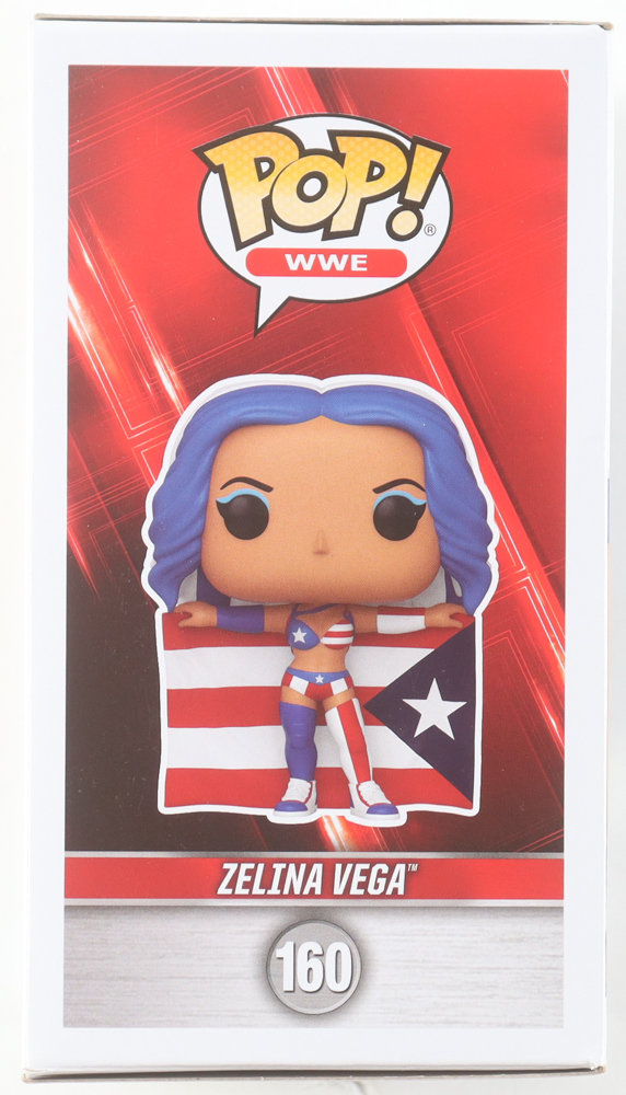 Zelina Vega Signed "WWE" #160 Funko Pop! Vinyl Figure (Beckett) at PristineAuction.com Zelina Vega Signed "WWE" #160 Funko Pop! Vinyl Figure (Beckett) at PristineAuction.com