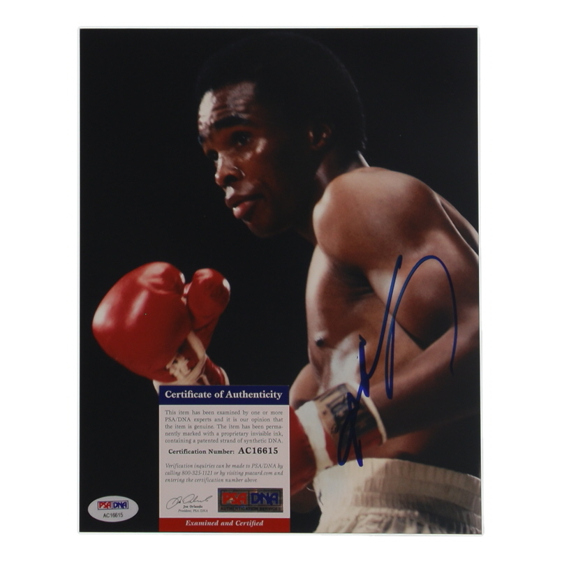 Sugar Ray Leonard Signed 8x10 Photo (PSA) at PristineAuction.com Sugar Ray Leonard Signed 8x10 Photo (PSA) at PristineAuction.com