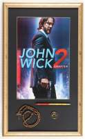 "John Wick: Chapter 2" Custom Framed Photo Display with Prop Rosary, Gold Marker & Prop Pencil at PristineAuction.com