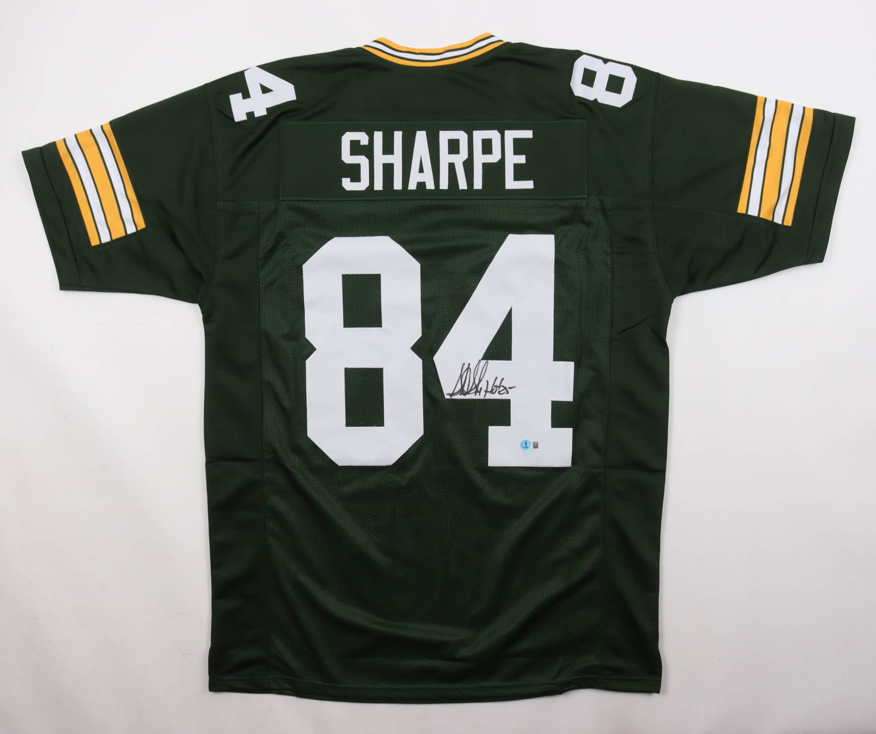 Sterling Sharpe Signed Jersey Inscribed "HOF 25" (Beckett) at PristineAuction.com Sterling Sharpe Signed Jersey Inscribed "HOF 25" (Beckett) at PristineAuction.com
