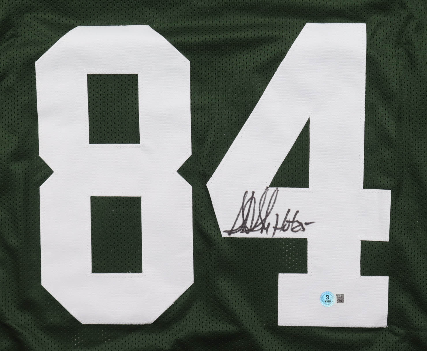 Sterling Sharpe Signed Jersey Inscribed "HOF 25" (Beckett) at PristineAuction.com Sterling Sharpe Signed Jersey Inscribed "HOF 25" (Beckett) at PristineAuction.com