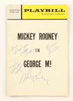 "George M!" Cast Playbill Program Signed By (4) With Mickey Rooney, Kathy Conry, Kathie Savage, Hermine Rochelle (JSA) at PristineAuction.com