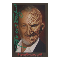 Robert Englund Signed "A Nightmare on Elm Street" 4x6 Postcard (Beckett) at PristineAuction.com