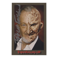 Robert Englund Signed "A Nightmare on Elm Street" 4x6 Postcard (Beckett) at PristineAuction.com