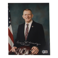 Eugene Kranz Signed "NASA" 8x10 Photo Inscribed "Flight" (Beckett) at PristineAuction.com