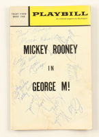"George M!" Cast Playbill Program Signed By (4) With Mickey Rooney, Kathy Conry, Kathie Savage, Hermine Rochelle (JSA) at PristineAuction.com