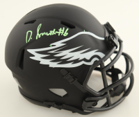 DeVonta Smith Signed Eagles Eclipse Alternate Speed Mini Helmet (Beckett) at PristineAuction.com