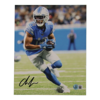 Amon-Ra St-Brown Signed Lions 8x10 Photo (Beckett) at PristineAuction.com