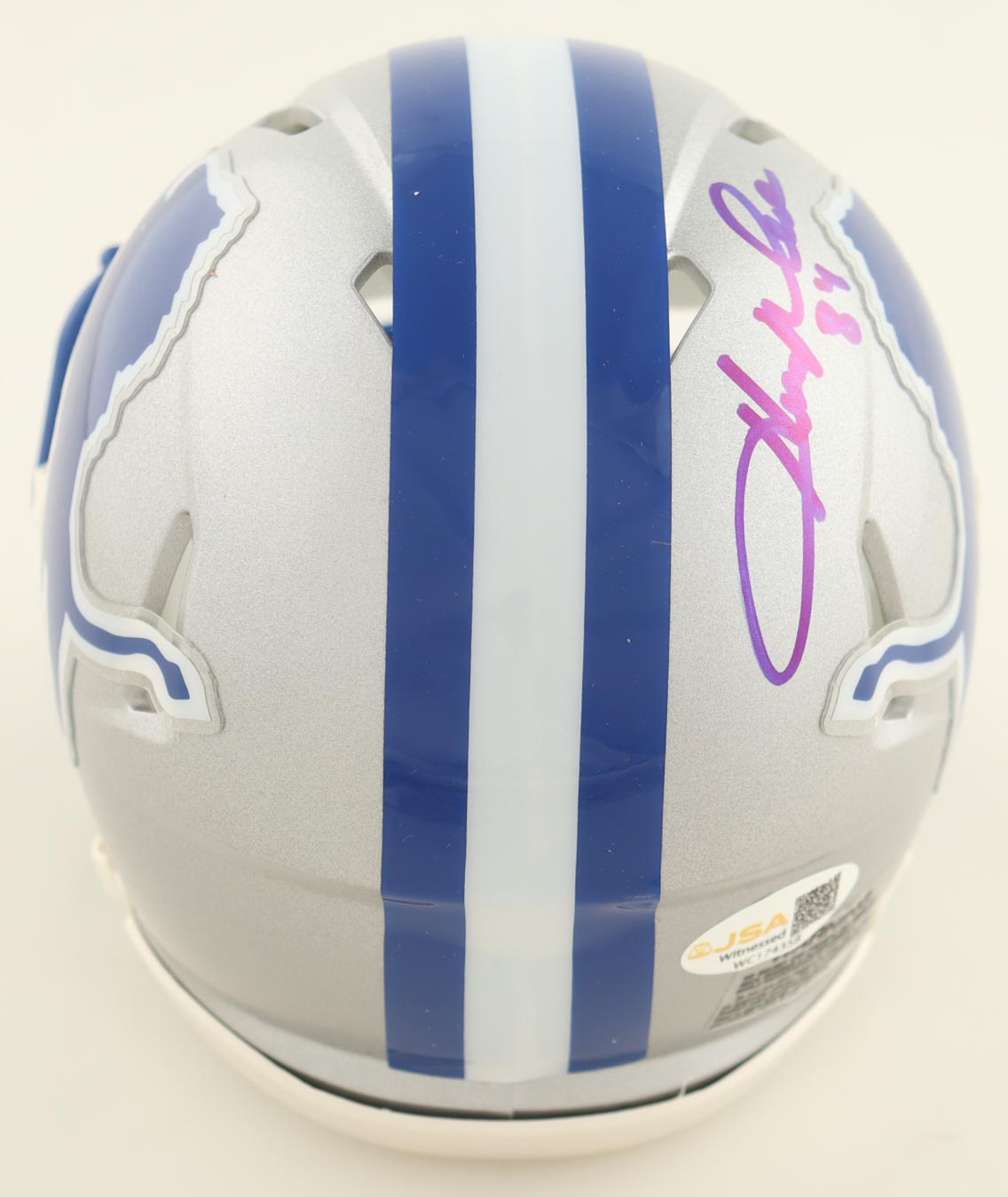 Herman Moore Signed Lions Speed Mini Helmet (JSA) at PristineAuction.com Herman Moore Signed Lions Speed Mini Helmet (JSA) at PristineAuction.com
