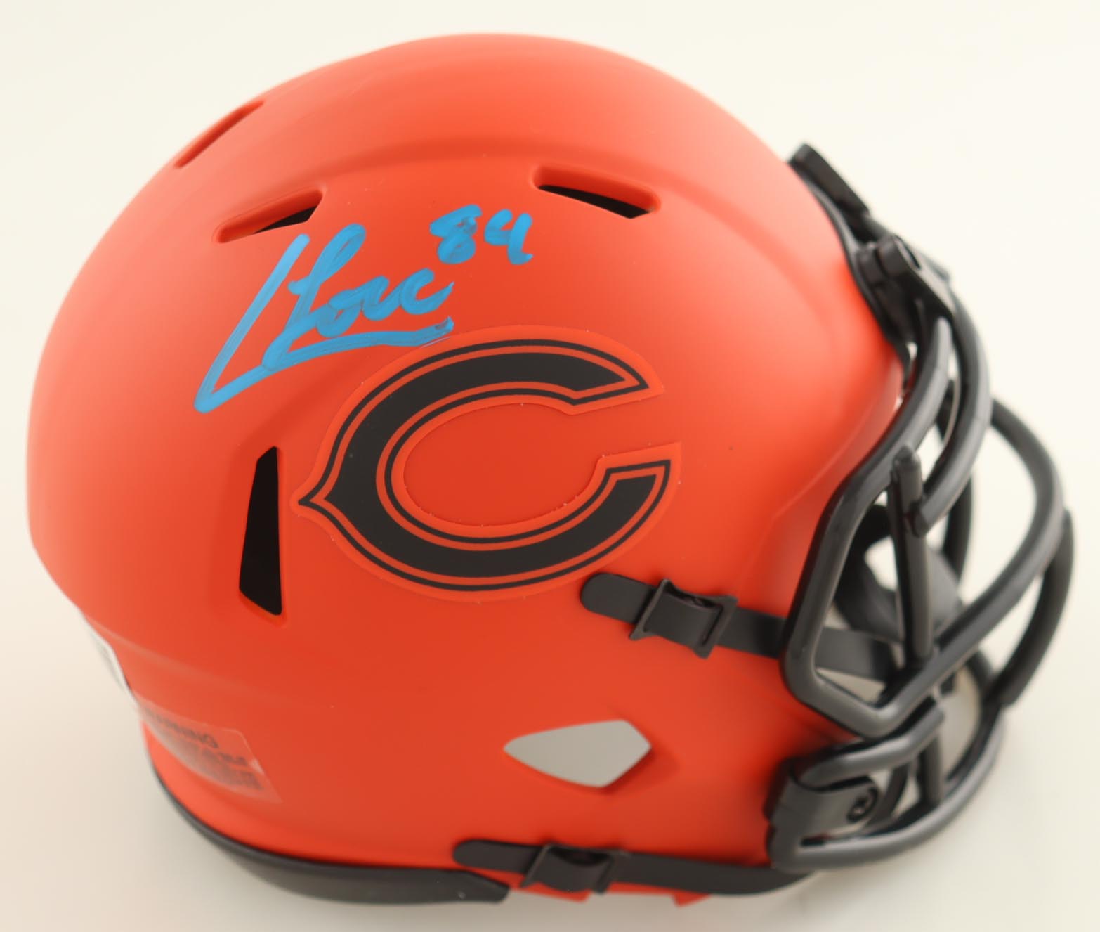 Colston Loveland Signed Bears Rave Alternate Speed Mini Helmet (Beckett) at PristineAuction.com Colston Loveland Signed Bears Rave Alternate Speed Mini Helmet (Beckett) at PristineAuction.com