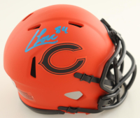 Colston Loveland Signed Bears Rave Alternate Speed Mini Helmet (Beckett) at PristineAuction.com