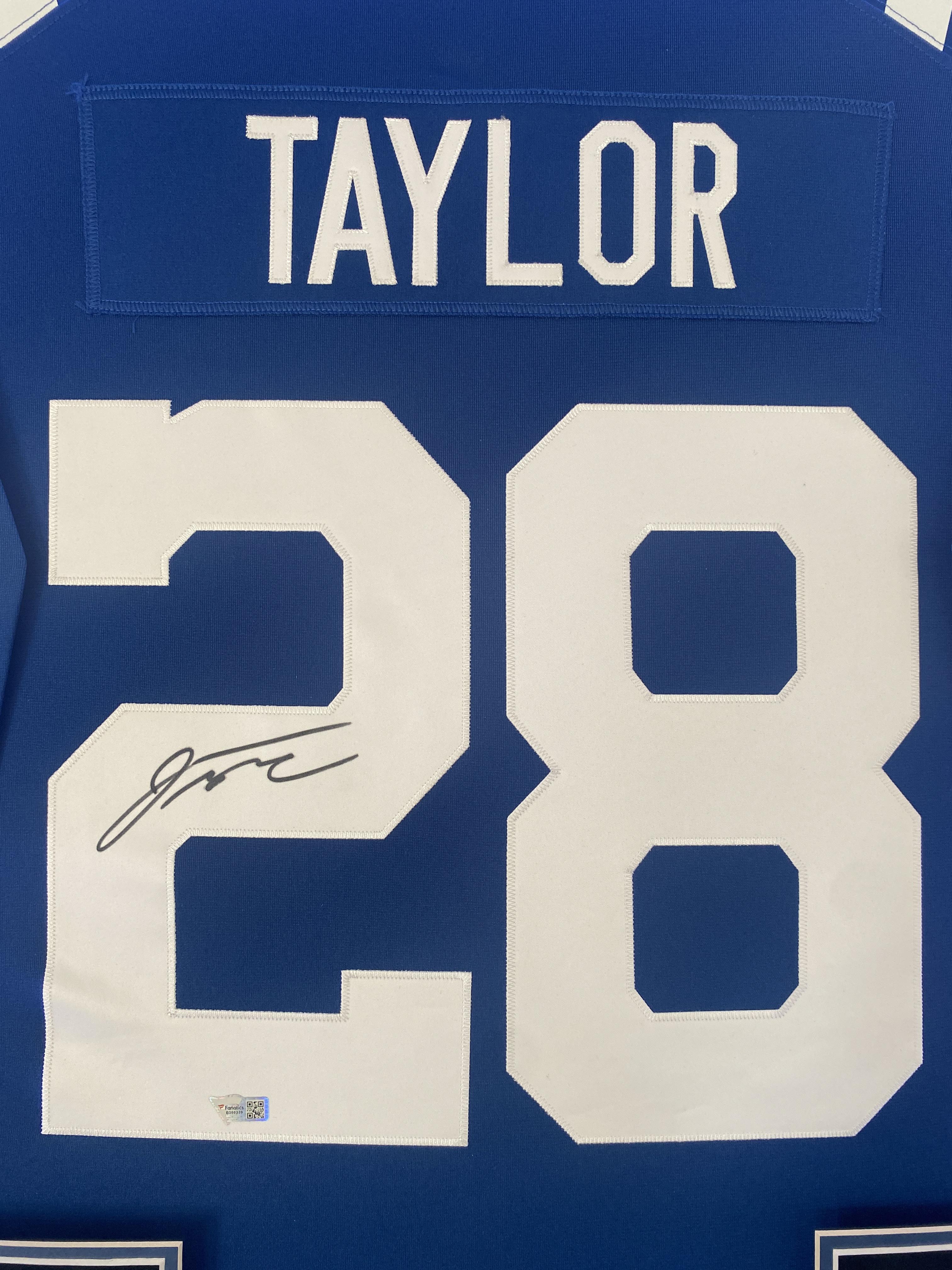 Jonathan Taylor Signed Colts Custom Framed Jersey Display with LED Lights (Fanatics) at PristineAuction.com Jonathan Taylor Signed Colts Custom Framed Jersey Display with LED Lights (Fanatics) at PristineAuction.com