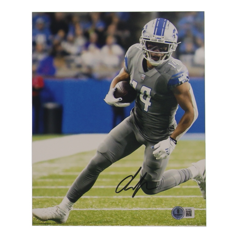 Amon-Ra St-Brown Signed Lions 8x10 Photo (Beckett) at PristineAuction.com Amon-Ra St-Brown Signed Lions 8x10 Photo (Beckett) at PristineAuction.com