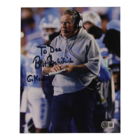Bill Belichick Signed North Carolina Tarheels 8x10 Photo Inscribed "Go Heels!" (Beckett) at PristineAuction.com