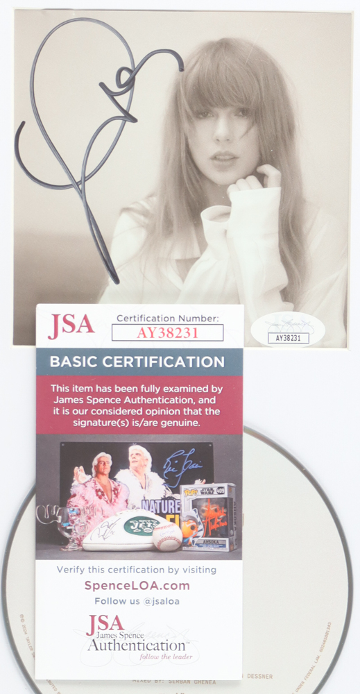 Taylor Swift Signed "The Tortured Poets Department" Custom Framed CD Insert Display (JSA) at PristineAuction.com Taylor Swift Signed "The Tortured Poets Department" Custom Framed CD Insert Display (JSA) at PristineAuction.com
