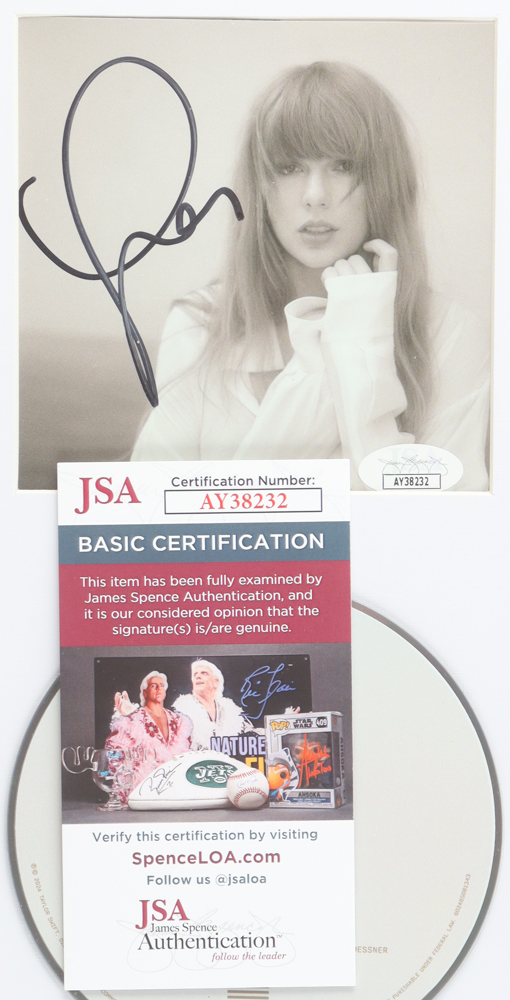 Taylor Swift Signed "The Tortured Poets Department" Custom Framed CD Insert Display (JSA) at PristineAuction.com Taylor Swift Signed "The Tortured Poets Department" Custom Framed CD Insert Display (JSA) at PristineAuction.com
