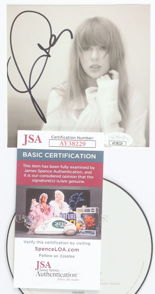 Taylor Swift Signed "The Tortured Poets Department" Custom Framed CD Insert Display (JSA) at PristineAuction.com Taylor Swift Signed "The Tortured Poets Department" Custom Framed CD Insert Display (JSA) at PristineAuction.com