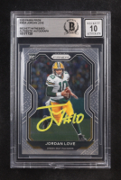 Jordan Love Signed 2020 Inscribed "#10" Panini Prizm #363A RC (BGS | Autograph Graded BGS 10) at PristineAuction.com