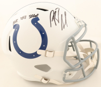 Riley Leonard Signed Colts Full-Size Speed Helmet Inscribed "For The Shoe" (JSA) at PristineAuction.com
