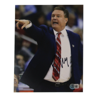 Bill Self Signed Kansas Jayhawks 8x10 Photo (Beckett) at PristineAuction.com